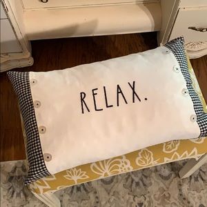 Rae Dunn relax pillow